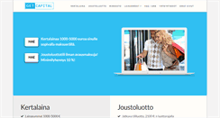 Desktop Screenshot of getcapital.fi